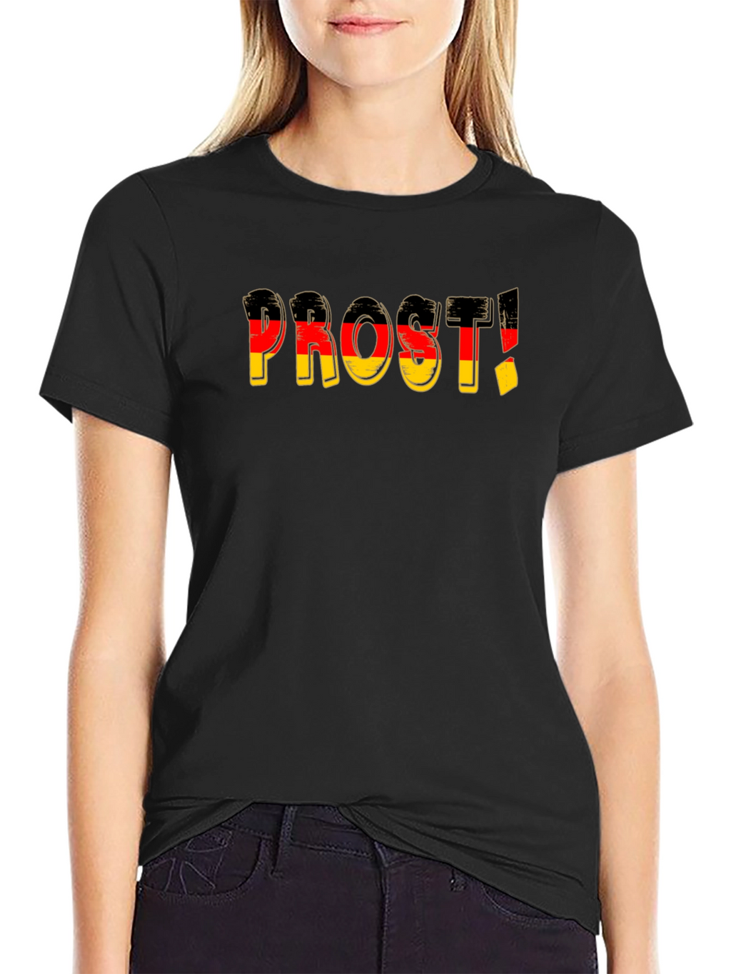 Prost! German Flag T-Shirt - Oktoberfest Beer Drinking Tee