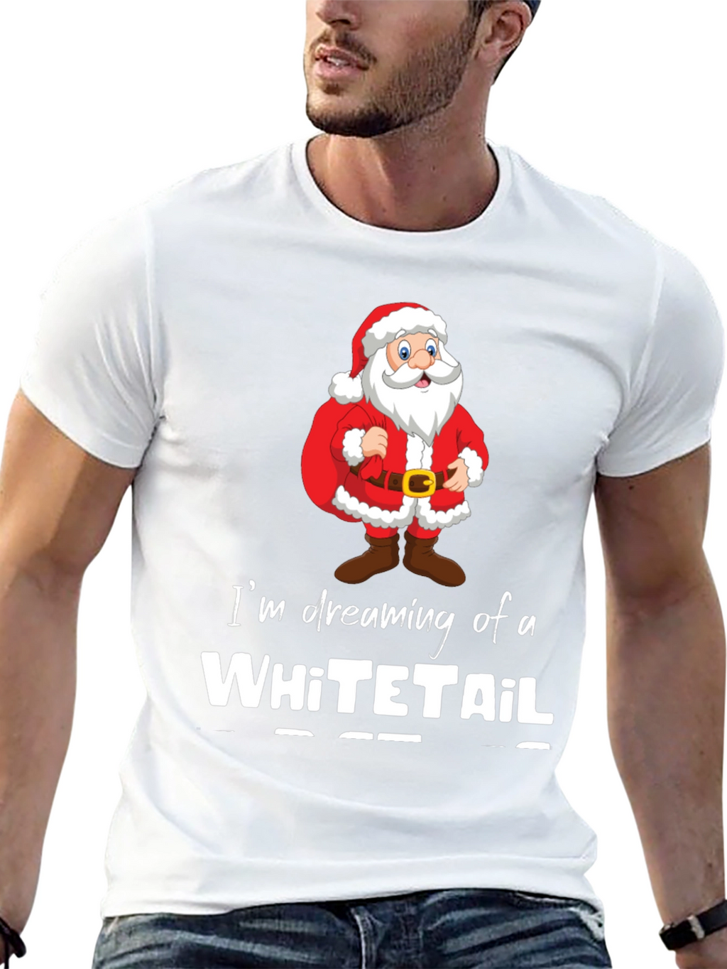 Dreaming of a Whitetail Christmas T-Shirt