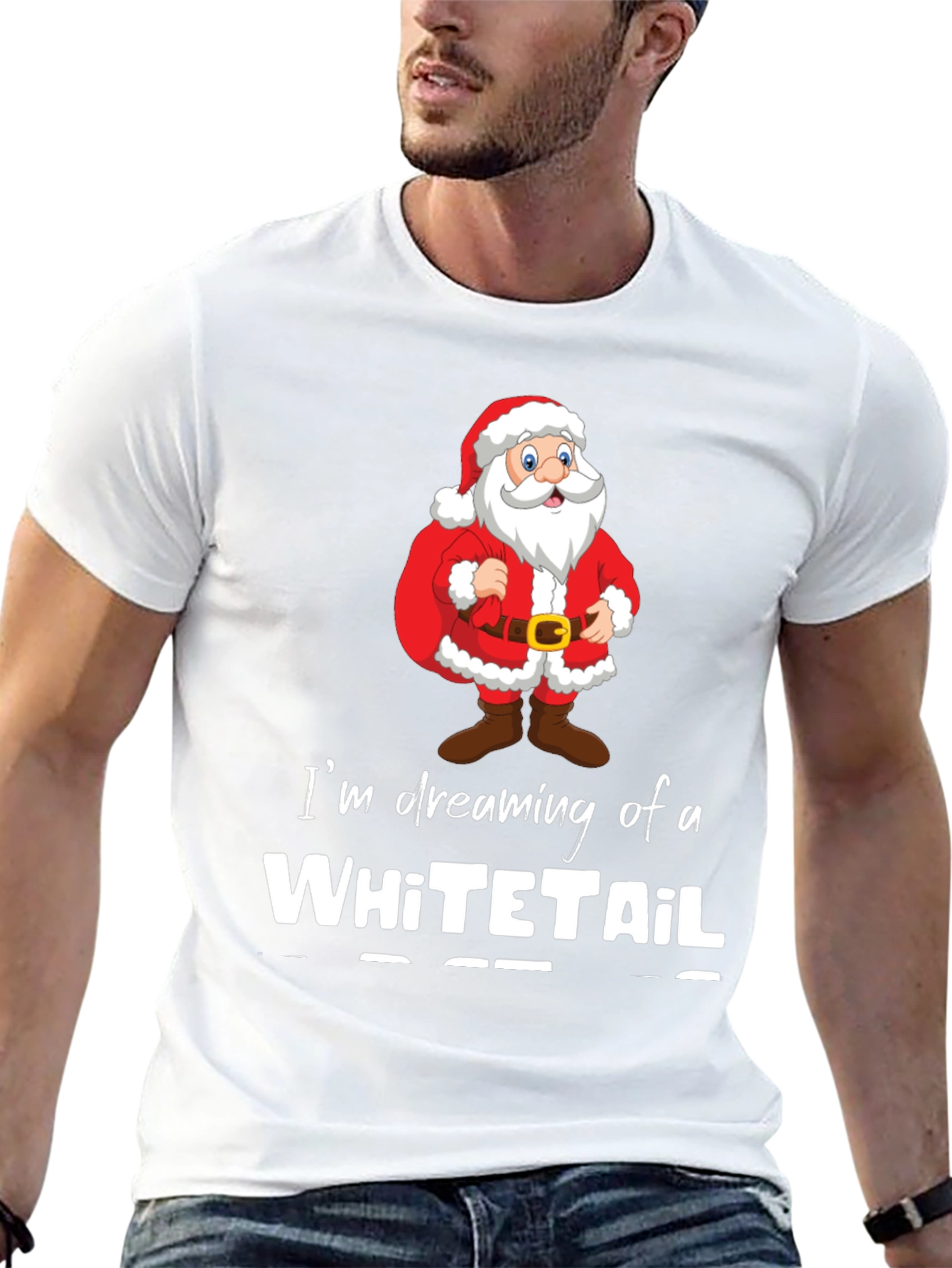 Dreaming of a Whitetail Christmas T-Shirt