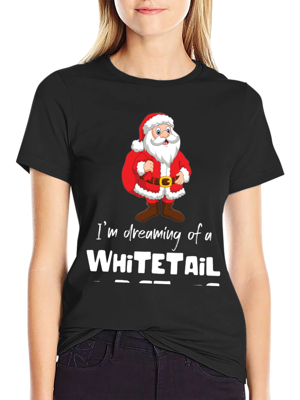 Dreaming of a Whitetail Christmas T-Shirt