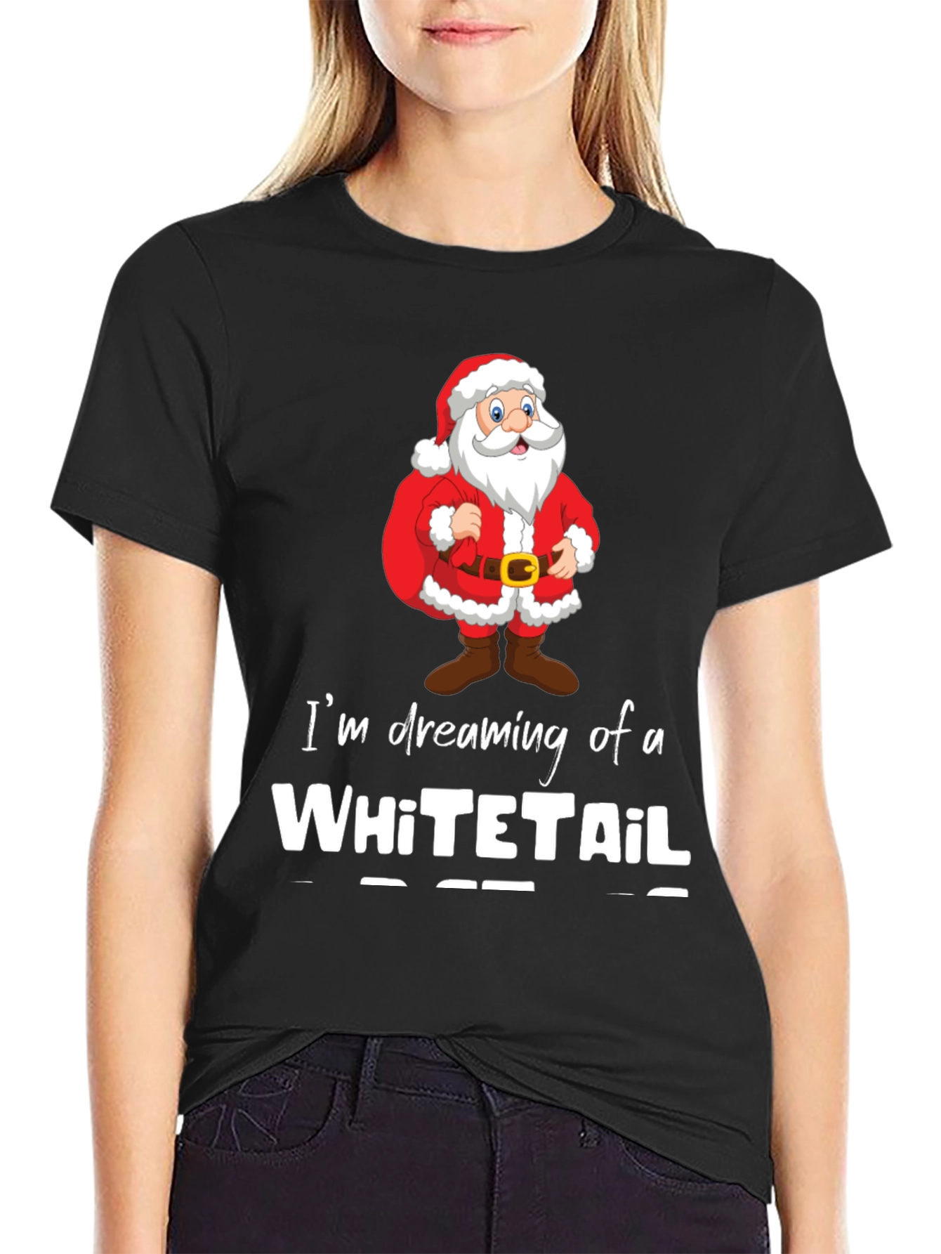 Dreaming of a Whitetail Christmas T-Shirt