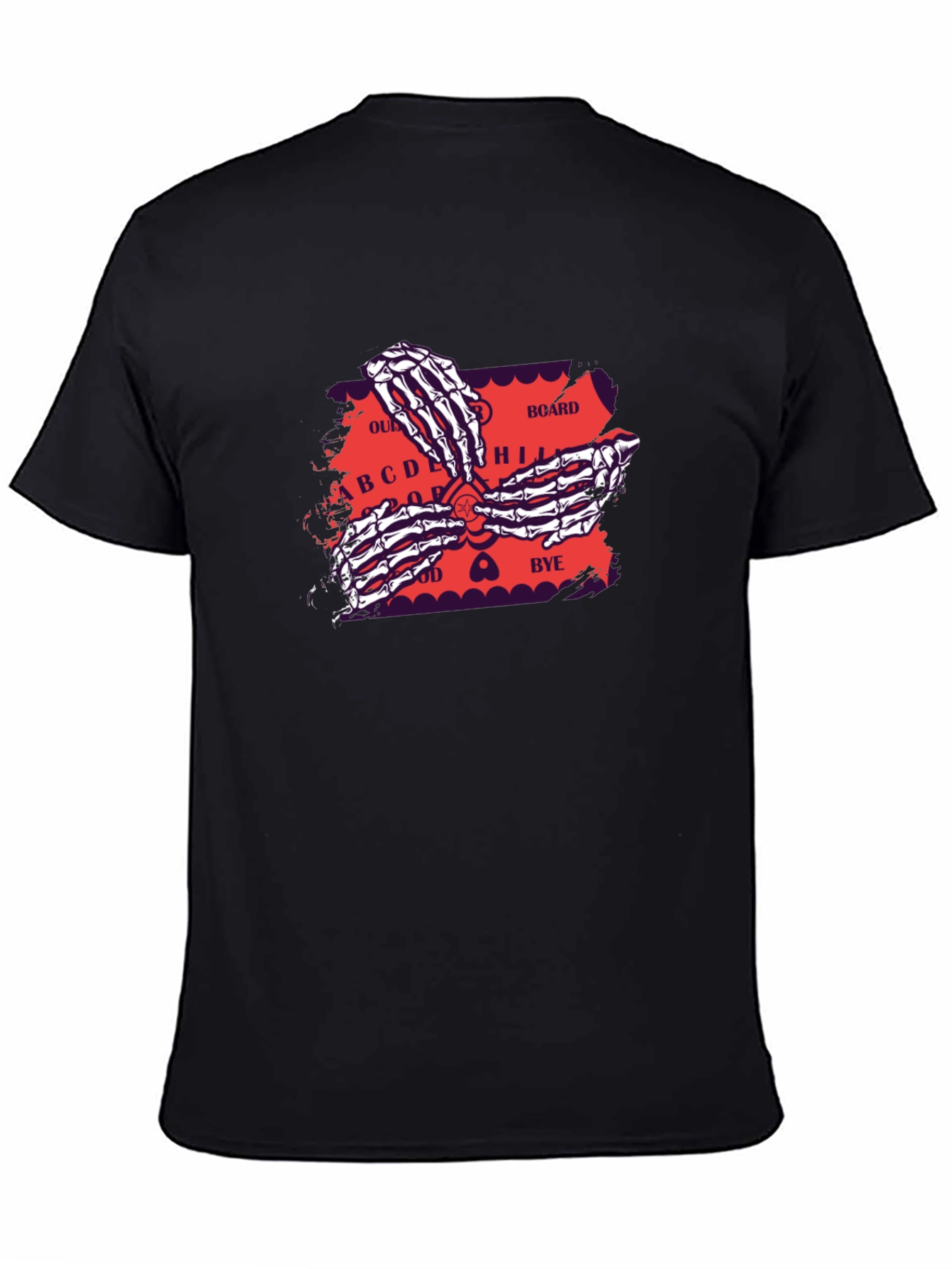 Ouija Board Skeleton Hands Graphic Tee
