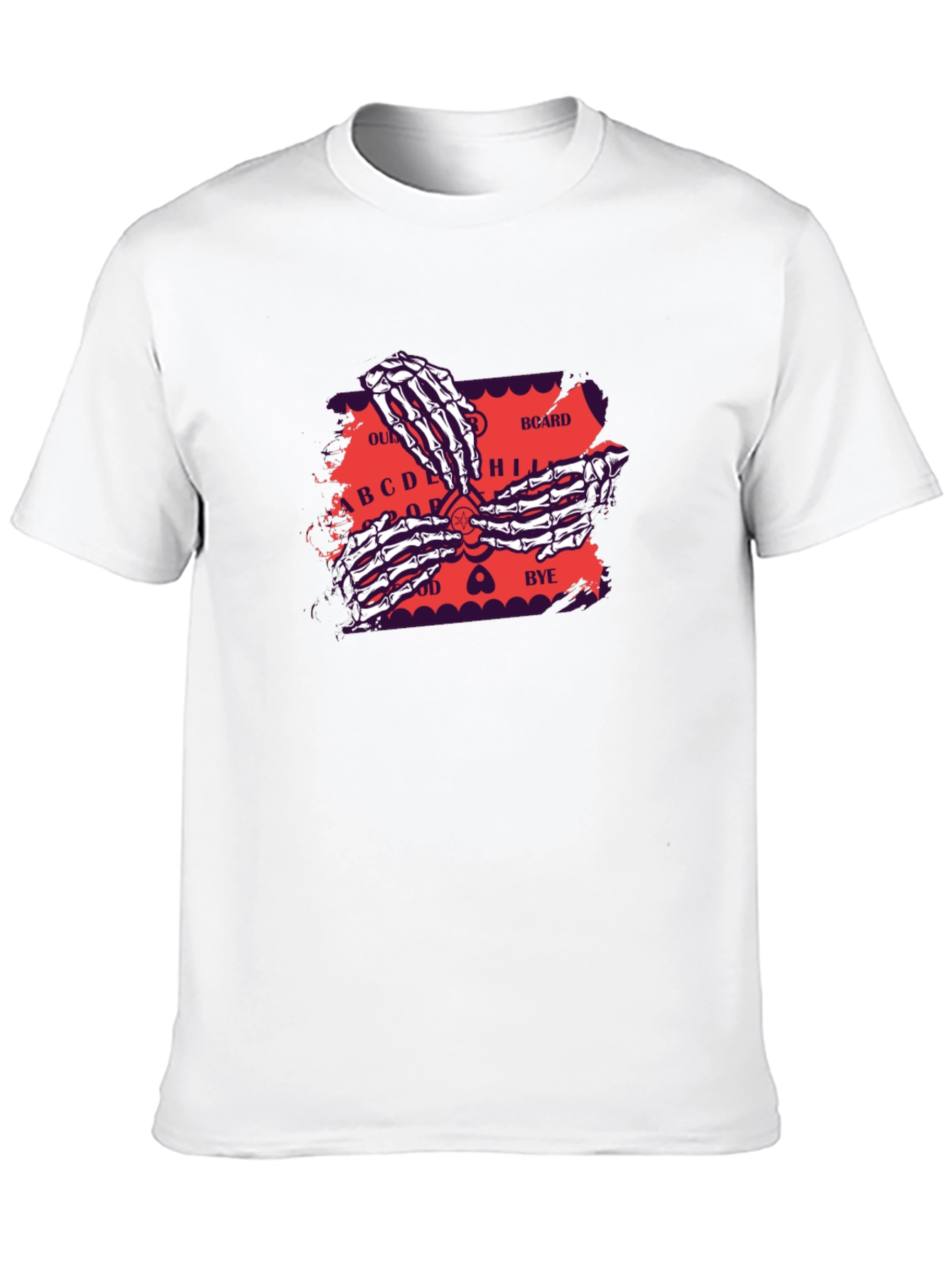 Ouija Board Skeleton Hands Graphic Tee