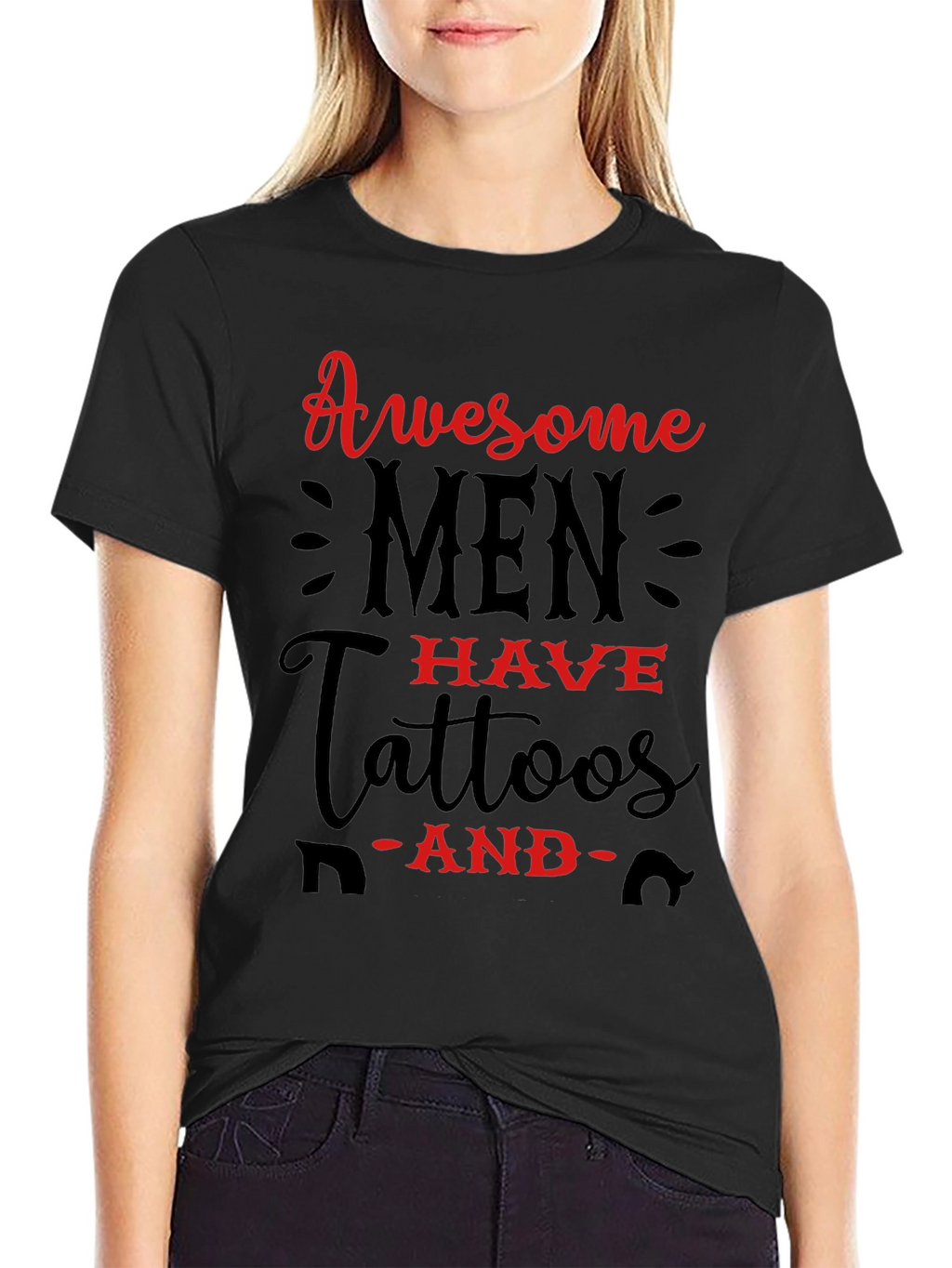 Awesome Men Have Tattoos Graphic Tee