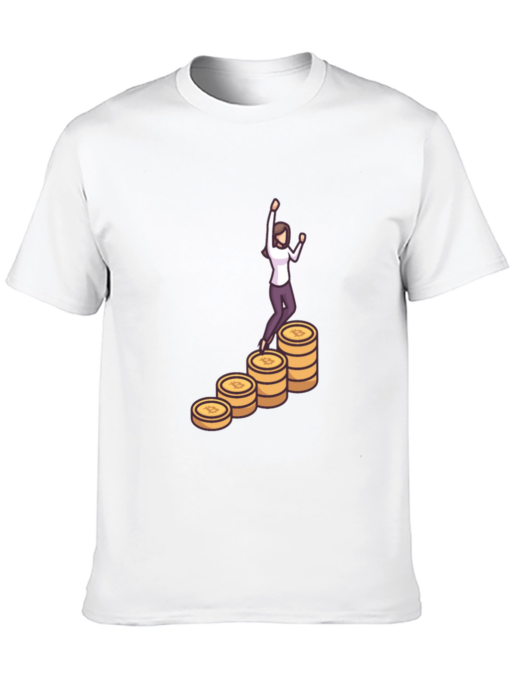 Bitcoin Woman Black Tee