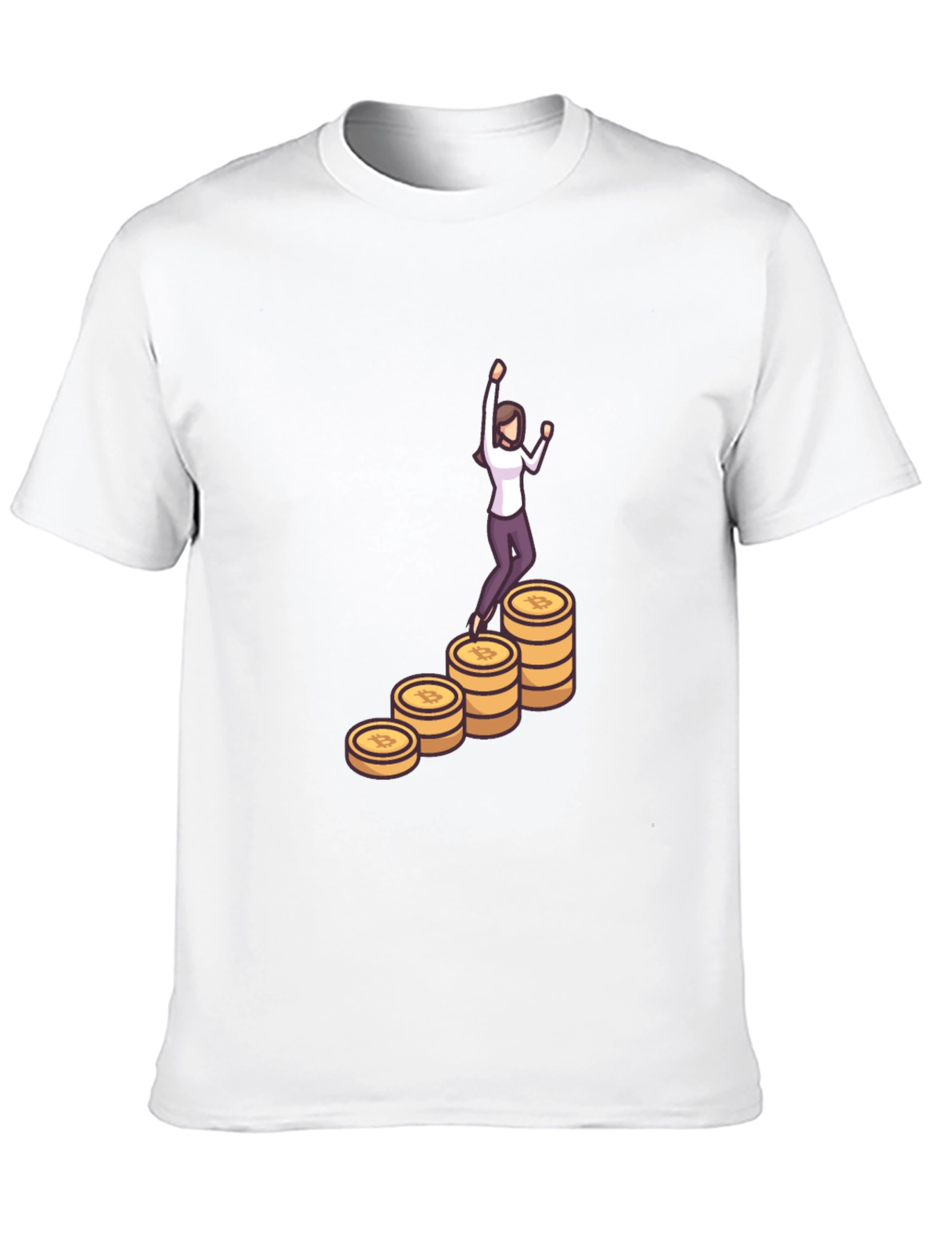 Bitcoin Woman Black Tee