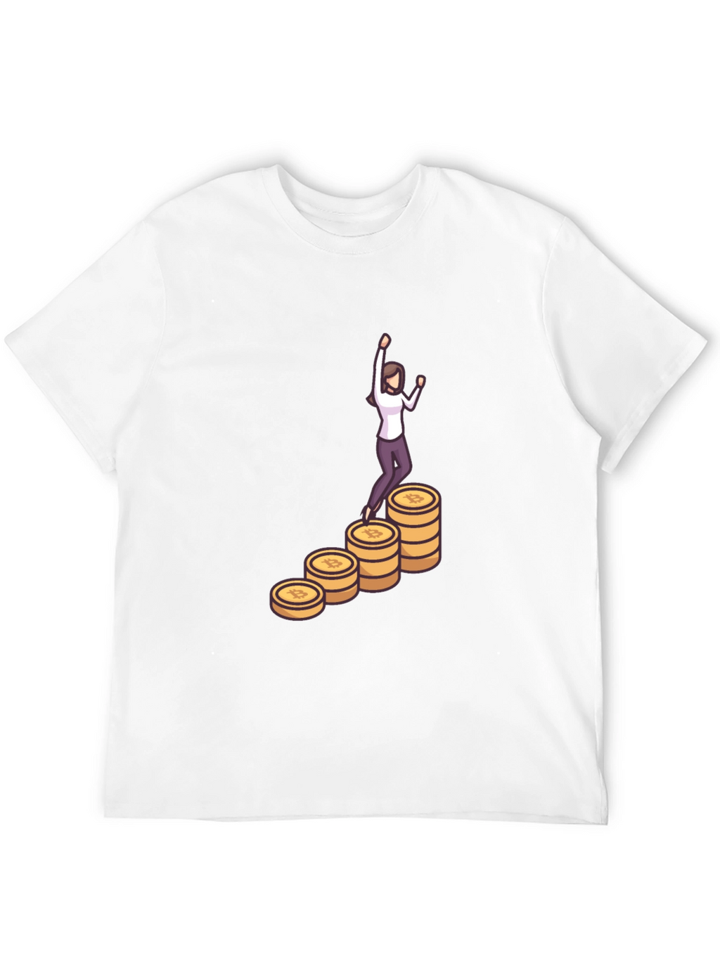 Bitcoin Woman Black Tee