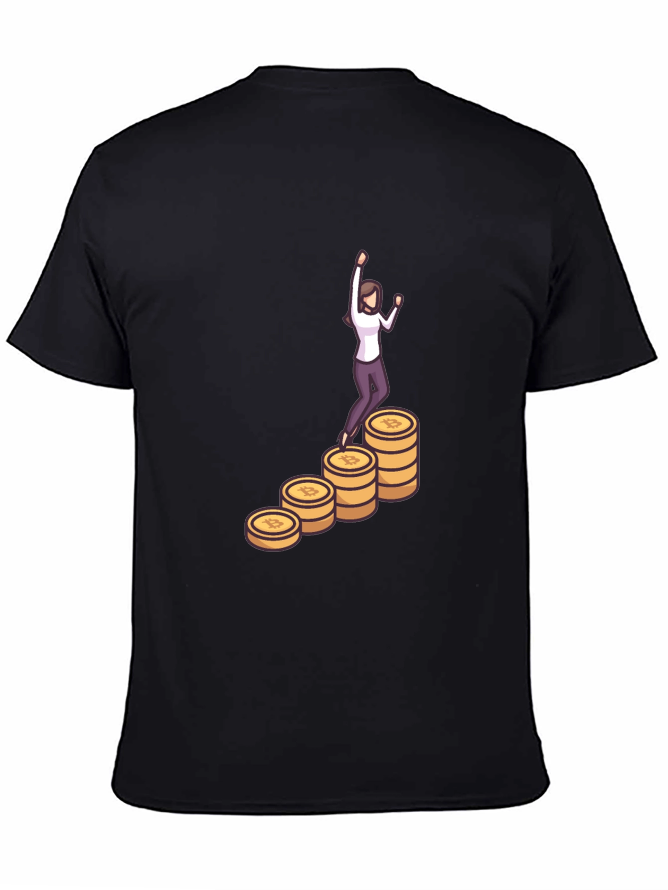 Bitcoin Woman Black Tee