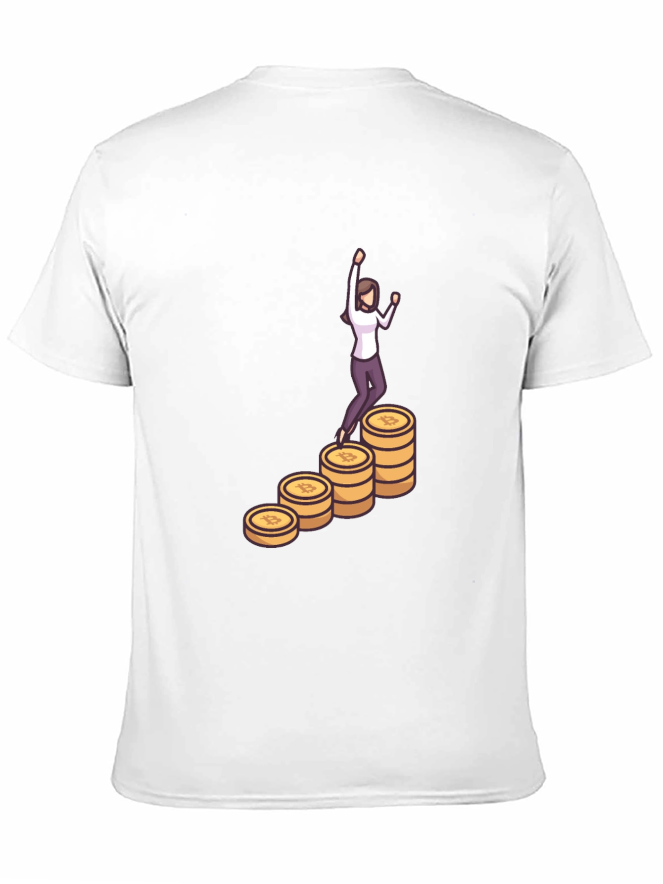 Bitcoin Woman Black Tee