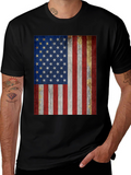 American Flag Graphic T-Shirt Patriotic Tee