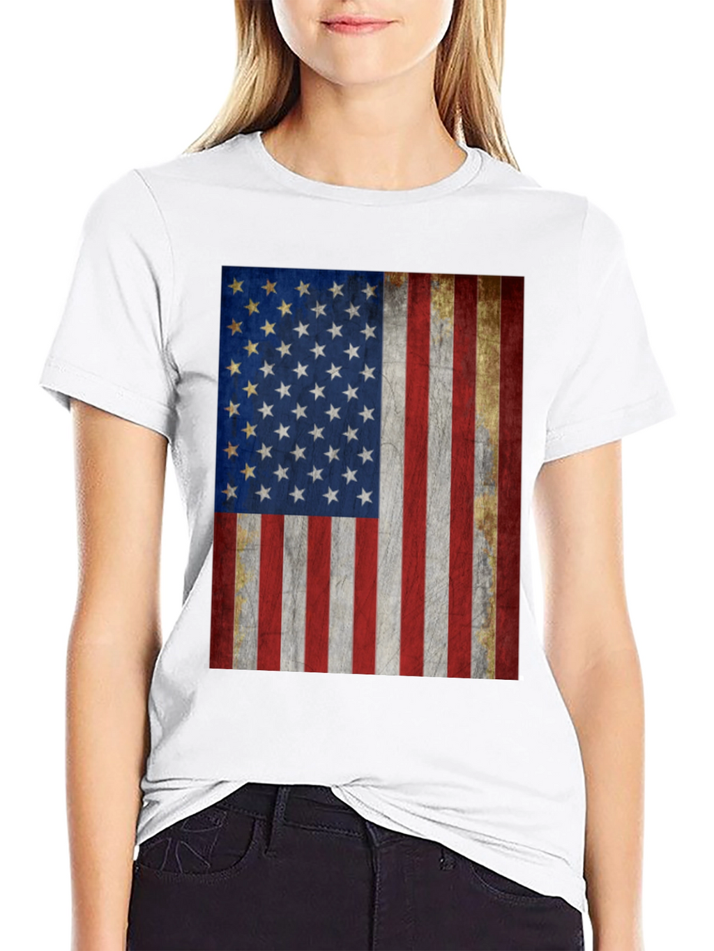 American Flag Graphic T-Shirt Patriotic Tee