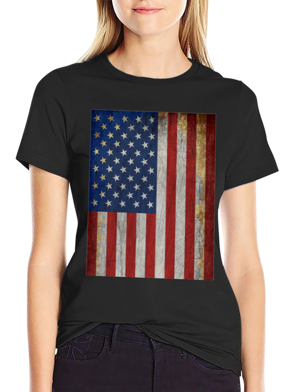American Flag Graphic T-Shirt Patriotic Tee