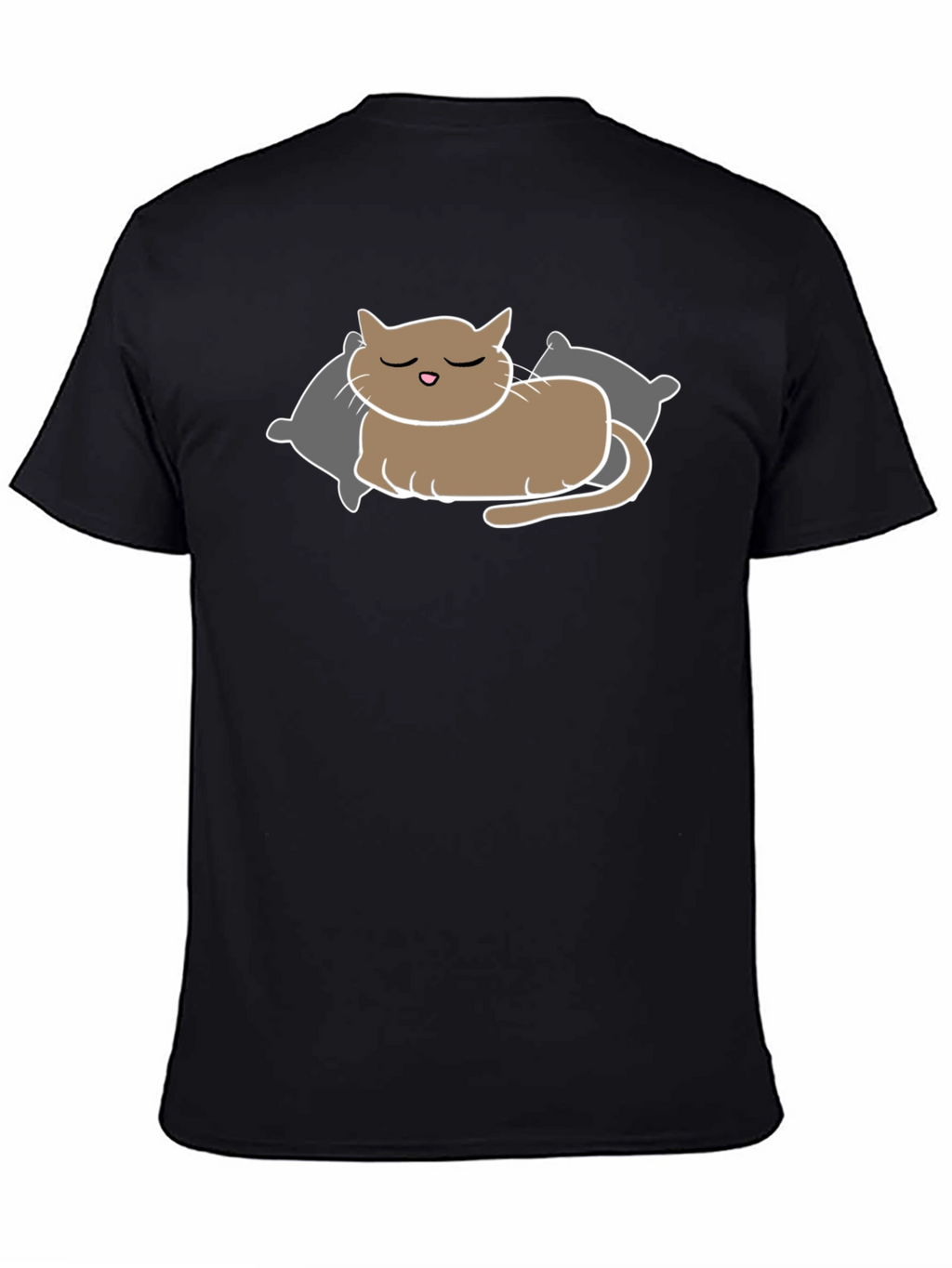 Sleeping Cat T-Shirt - Relaxed Comfort
