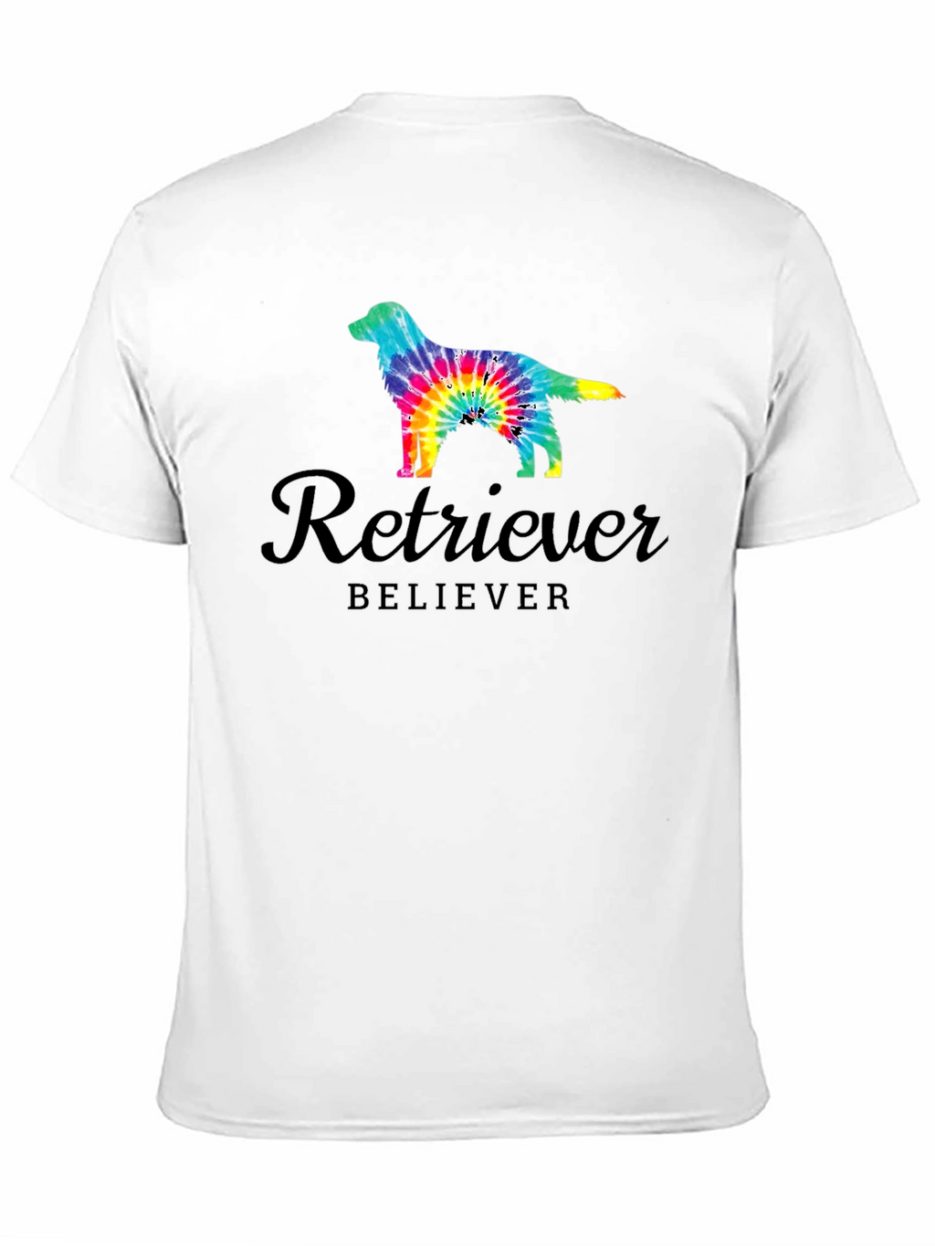 Retriever Believer Tie Dye Dog T-Shirt