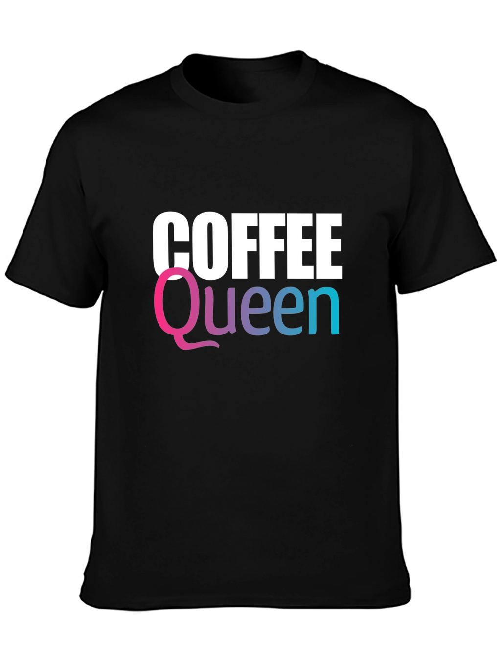 Coffee Queen Graphic Tee - Black Unisex Shirt