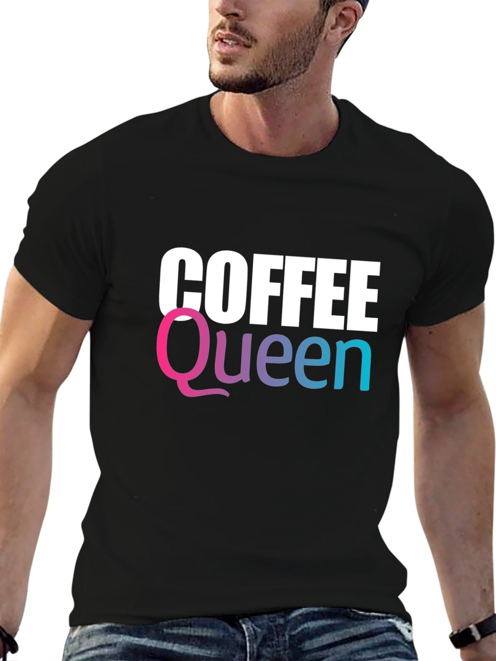 Coffee Queen Graphic Tee - Black Unisex Shirt