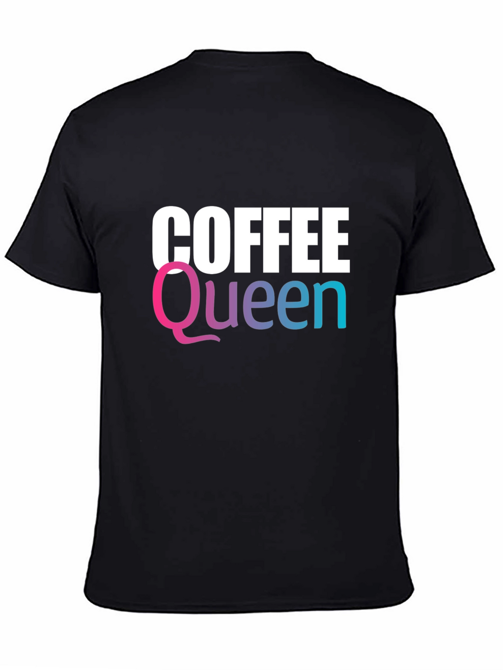 Coffee Queen Graphic Tee - Black Unisex Shirt