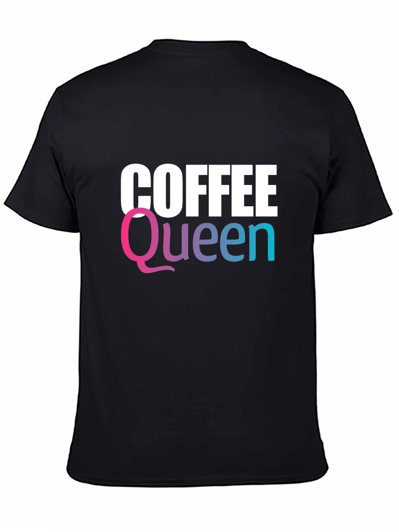 Coffee Queen Graphic Tee - Black Unisex Shirt