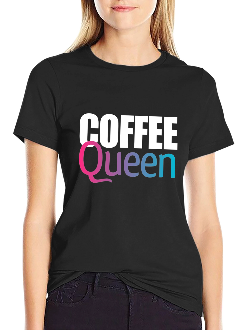 Coffee Queen Graphic Tee - Black Unisex Shirt