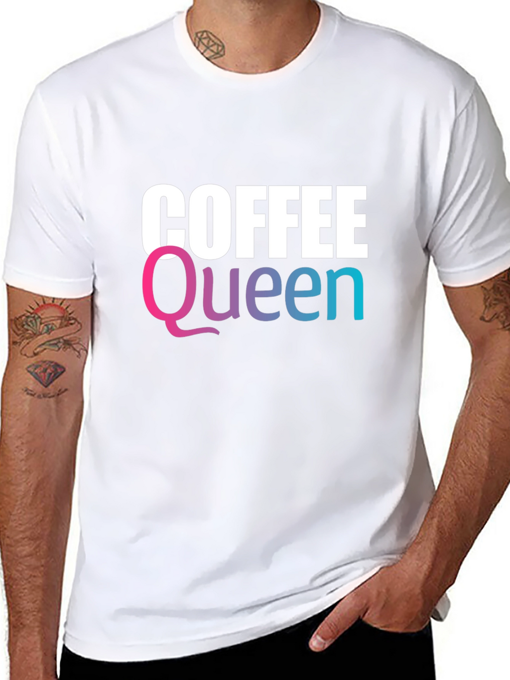 Coffee Queen Graphic Tee - Black Unisex Shirt