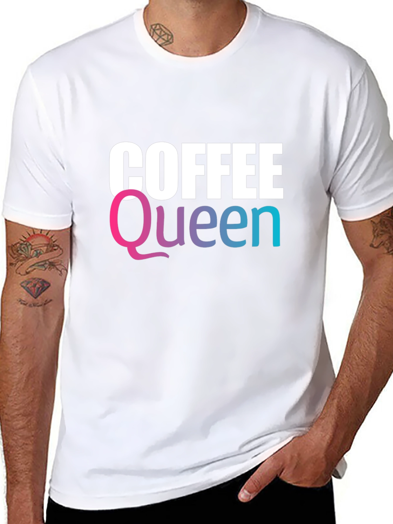 Coffee Queen Graphic Tee - Black Unisex Shirt