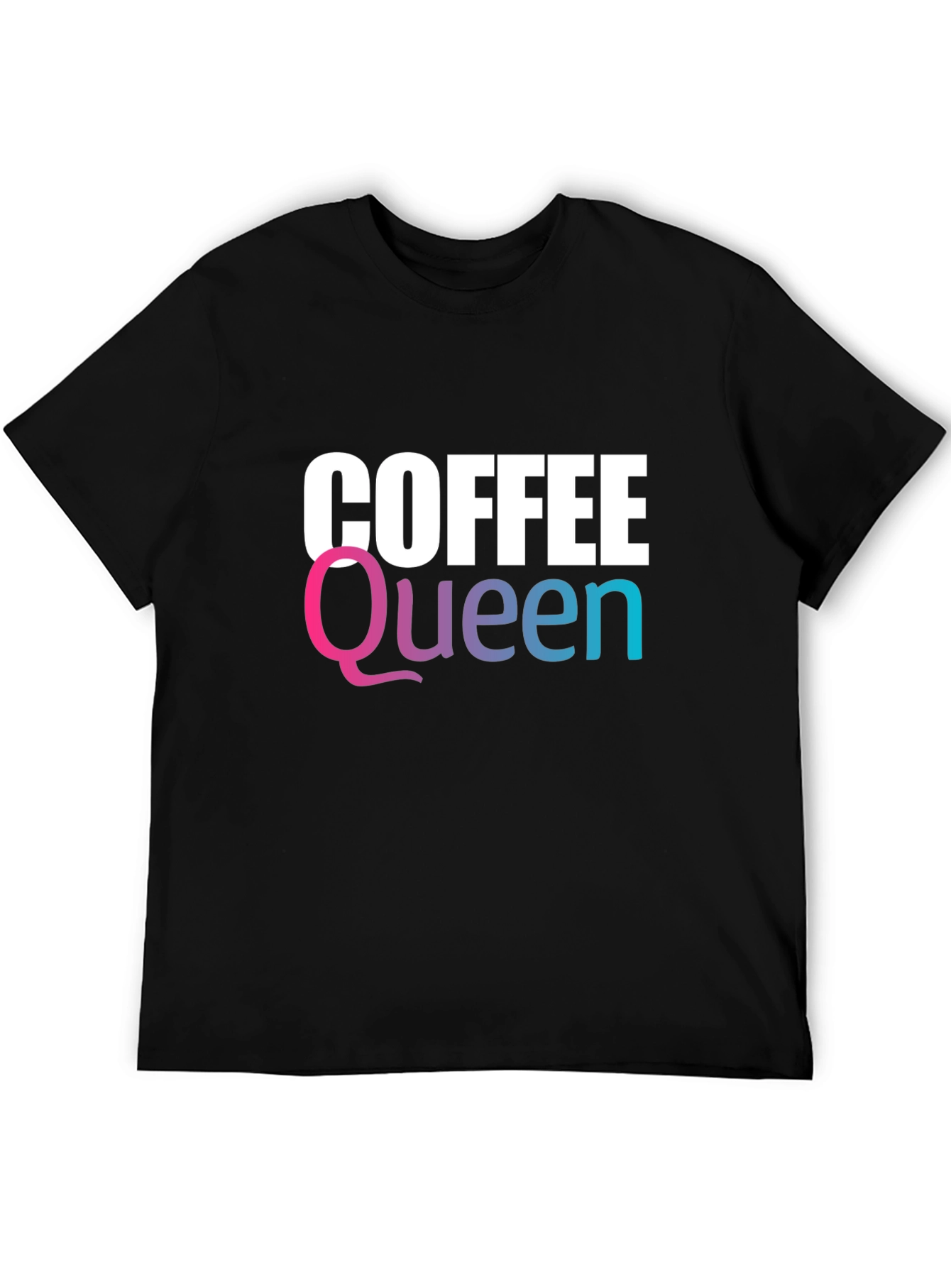 Coffee Queen Graphic Tee - Black Unisex Shirt