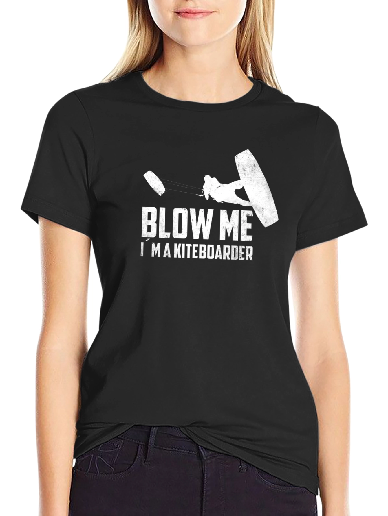 Blow Me Im a Kiteboarder Graphic T-Shirt