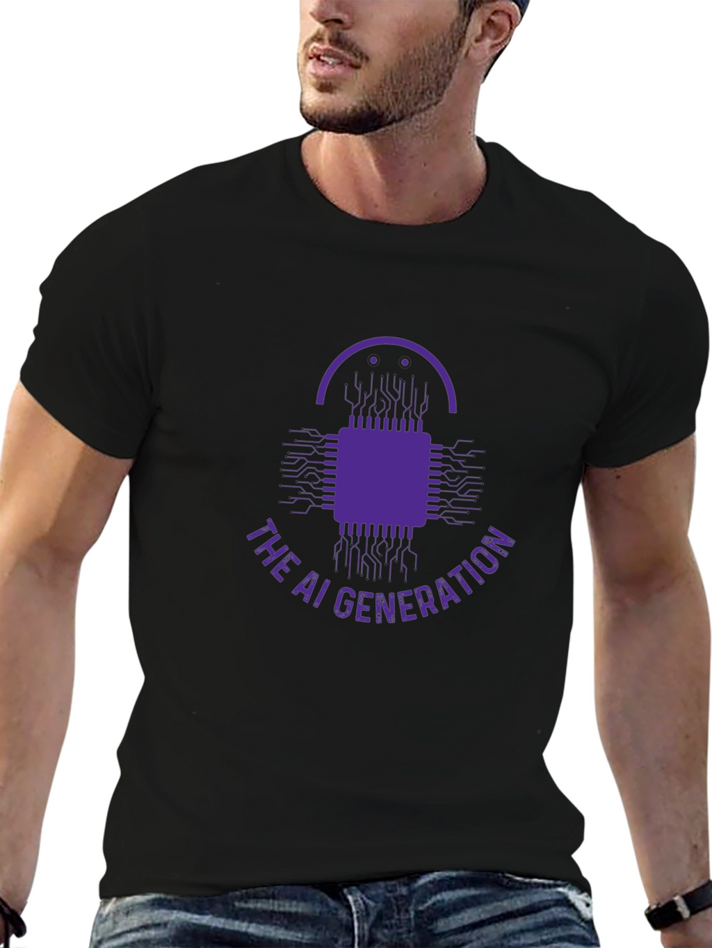 The AI Generation Graphic T-Shirt
