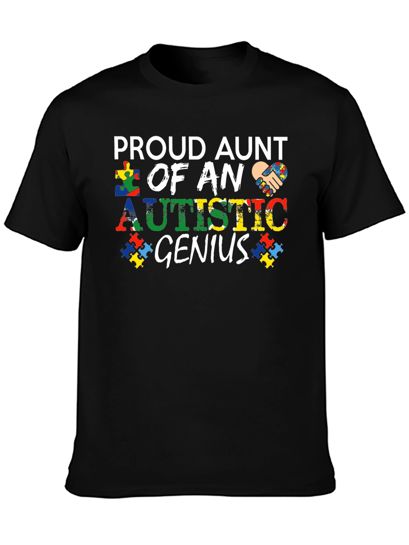 Proud Aunt of an Autistic Genius T-Shirt