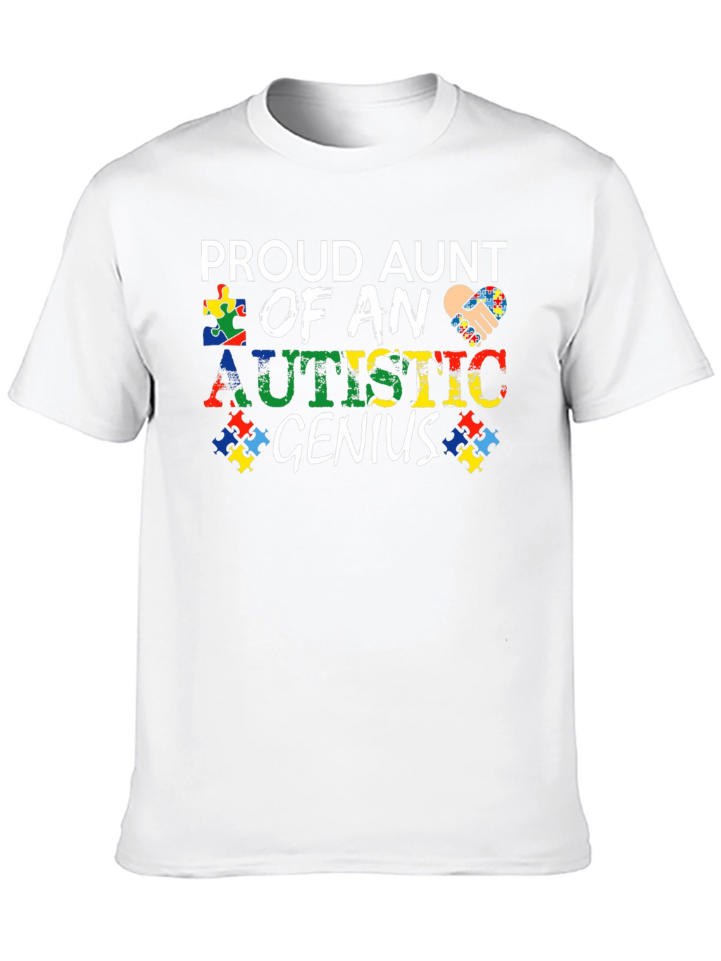 Proud Aunt of an Autistic Genius T-Shirt