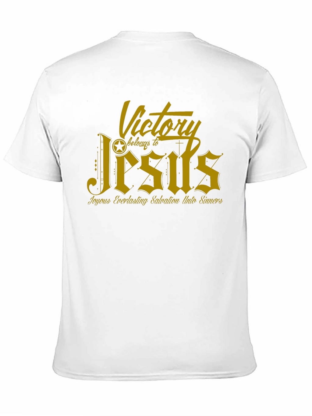 Victory Belongs to Jesus Black T-Shirt