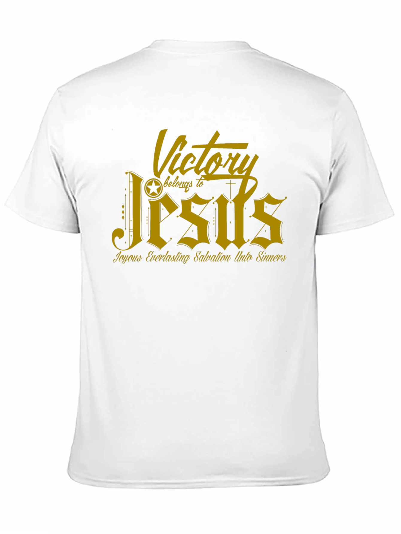 Victory Belongs to Jesus Black T-Shirt