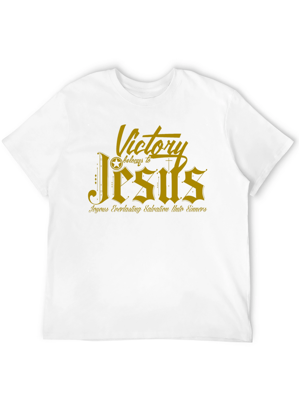 Victory Belongs to Jesus Black T-Shirt