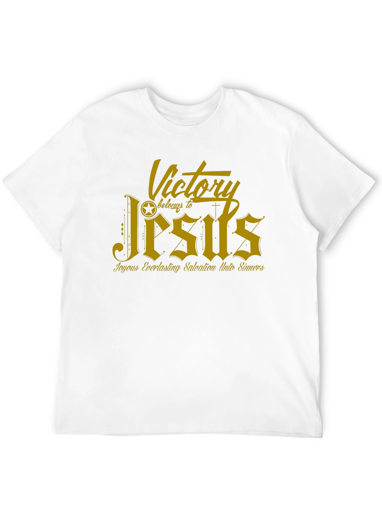 Victory Belongs to Jesus Black T-Shirt