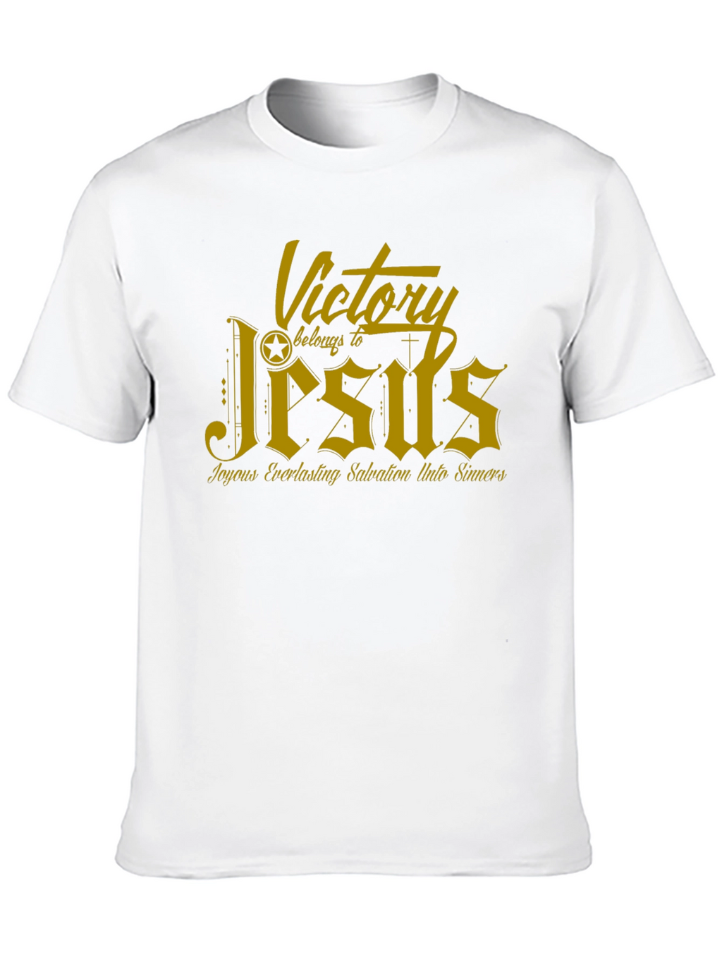 Victory Belongs to Jesus Black T-Shirt