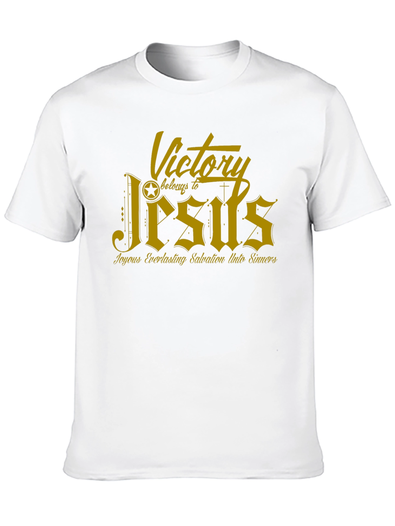 Victory Belongs to Jesus Black T-Shirt