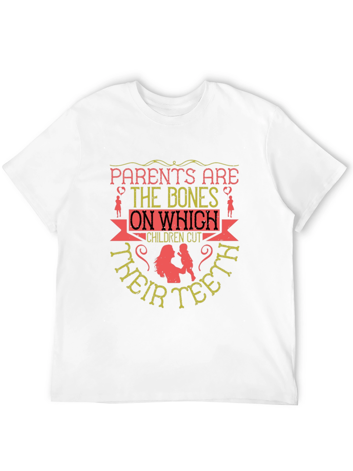 Parents Are The Bones T-Shirt - Black