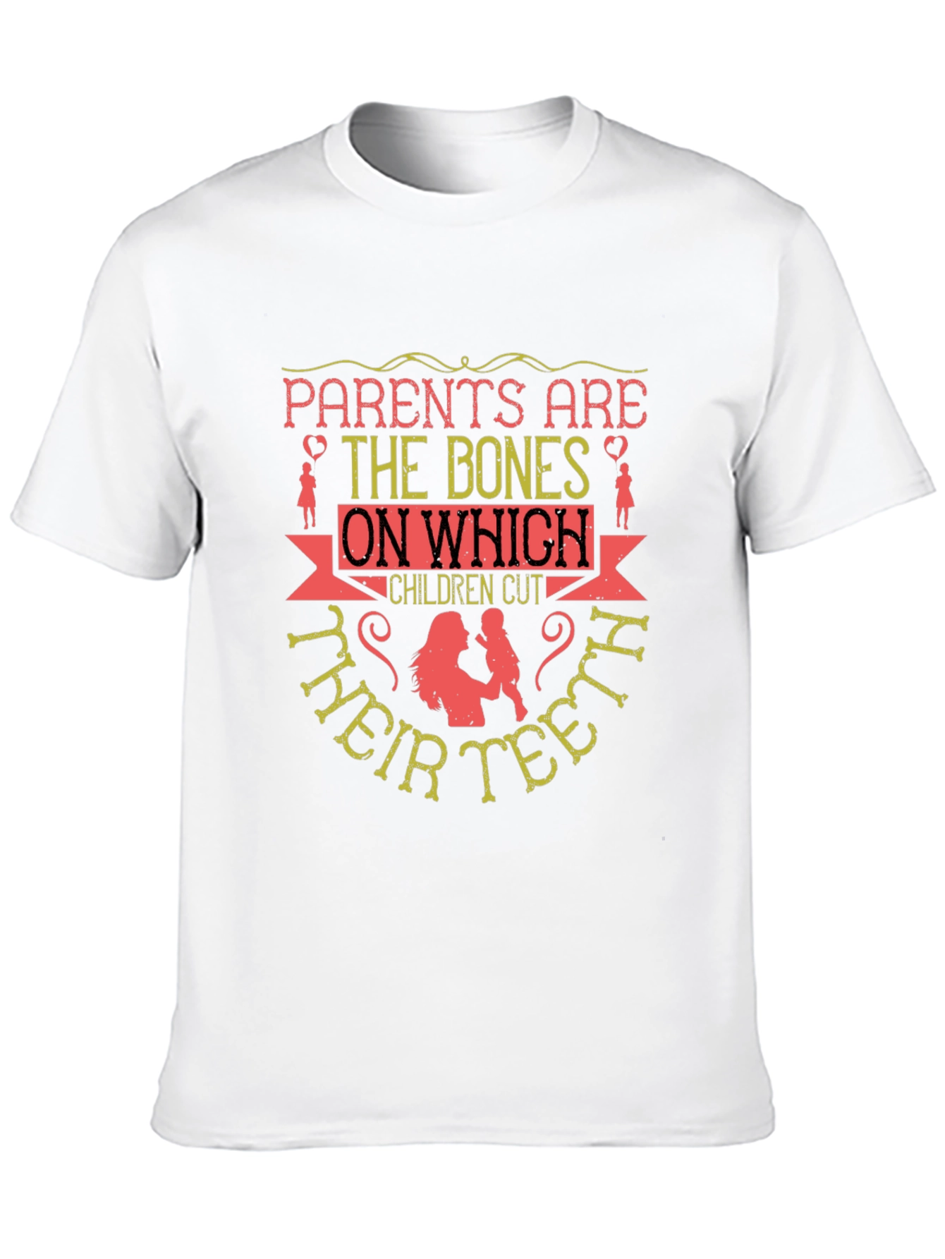 Parents Are The Bones T-Shirt - Black