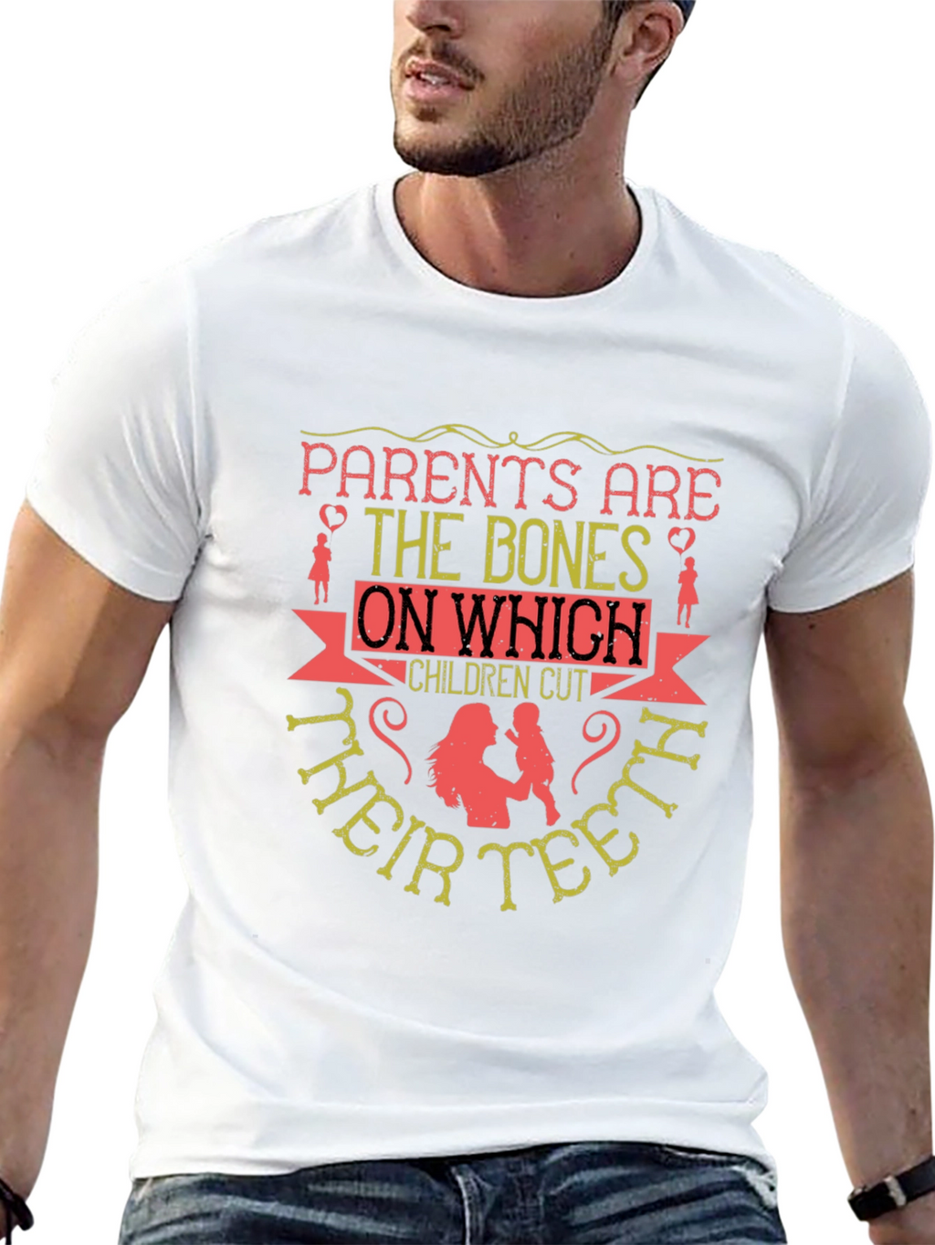 Parents Are The Bones T-Shirt - Black