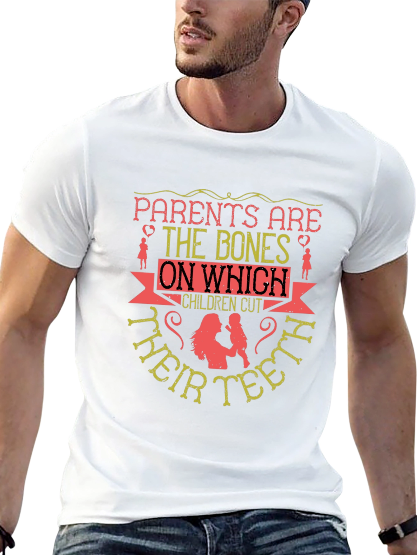 Parents Are The Bones T-Shirt - Black