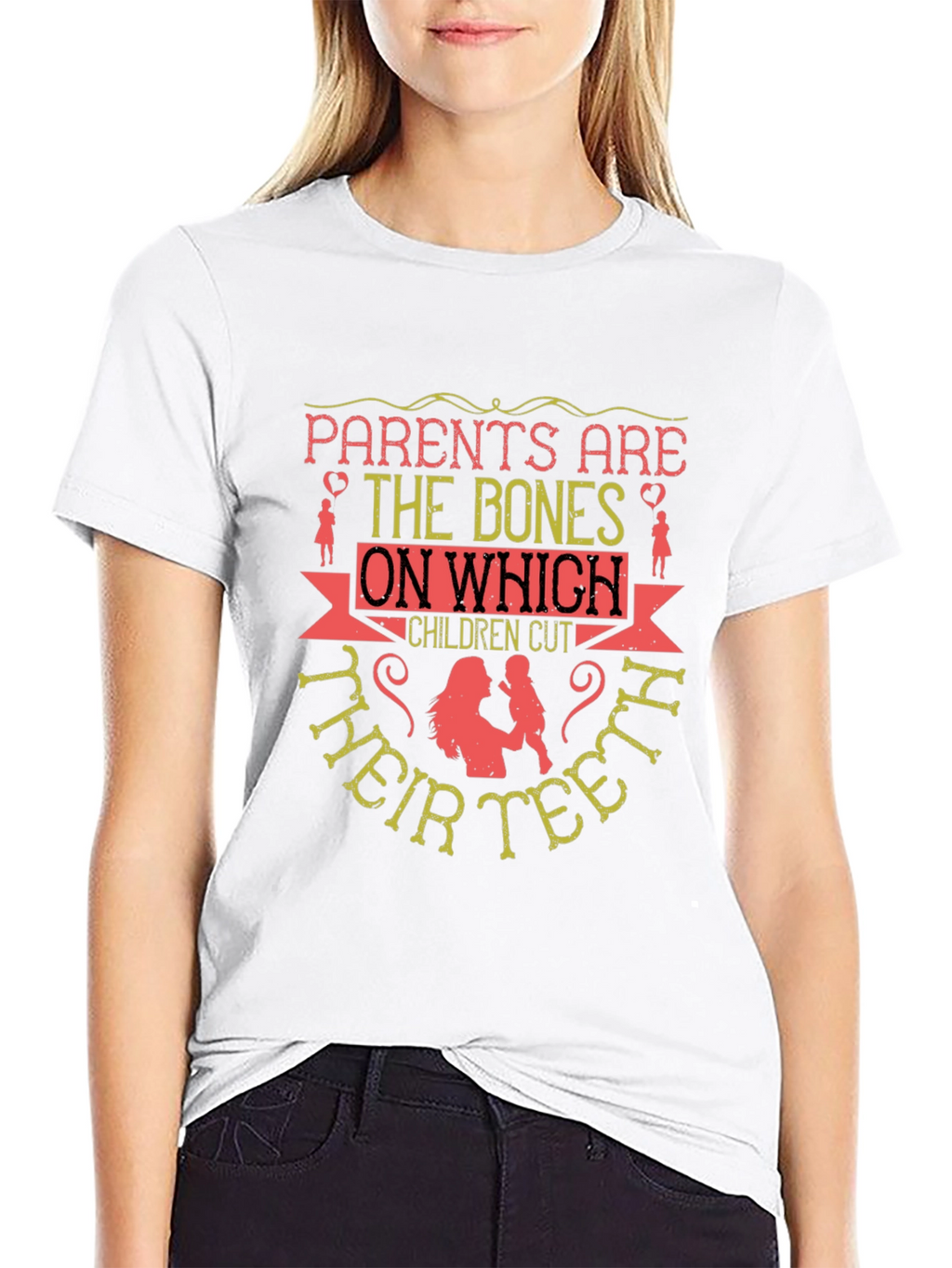 Parents Are The Bones T-Shirt - Black