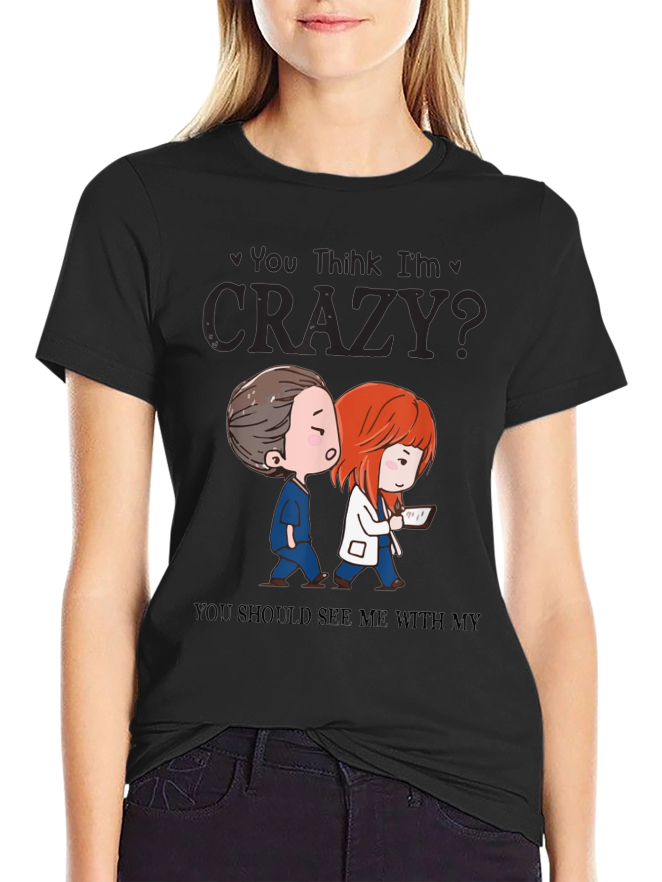 Funny Doctor Nurse Crazy Graphic T-Shirt