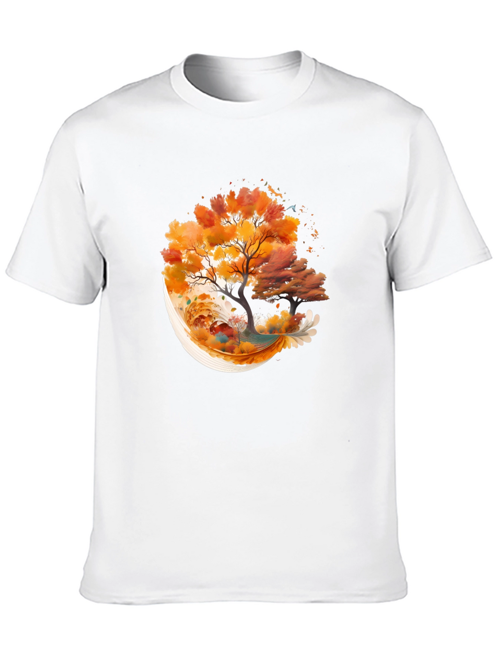 Autumn Tree Graphic Tee - Stylish Nature Inspired Design