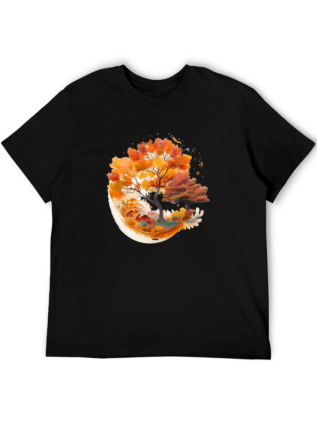 Autumn Tree Graphic Tee - Stylish Nature Inspired Design