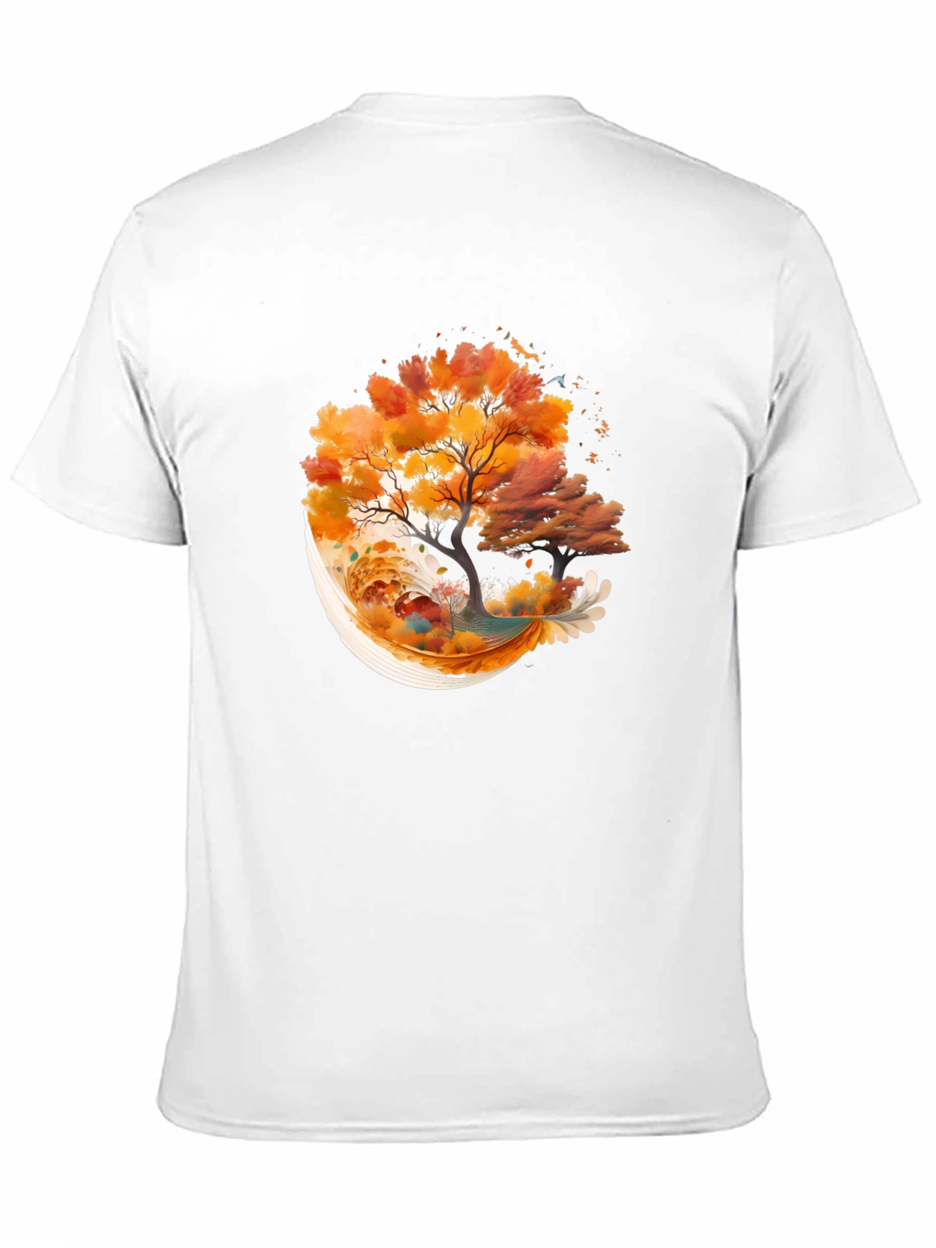 Autumn Tree Graphic Tee - Stylish Nature Inspired Design