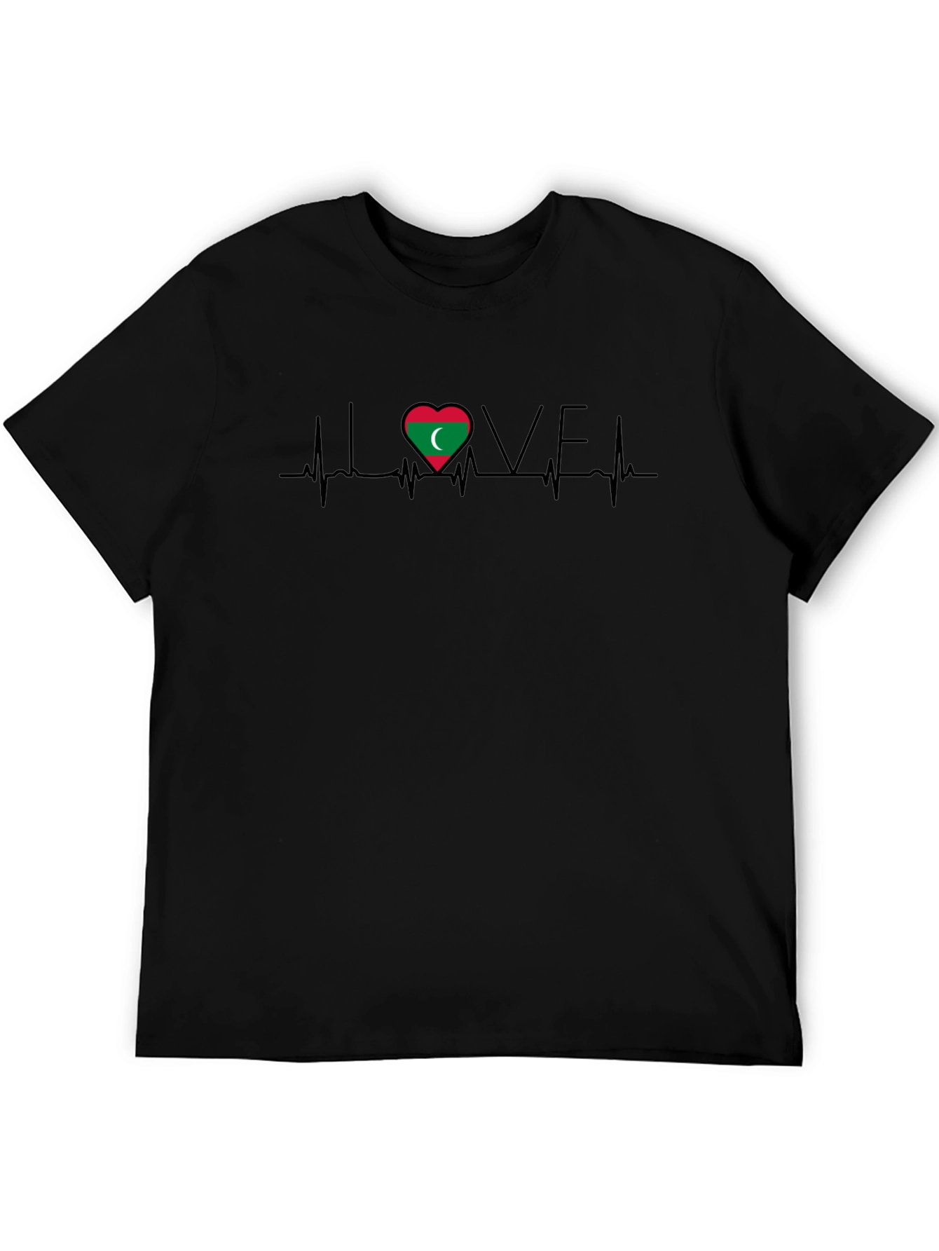 Love Maldives Heartbeat T-Shirt