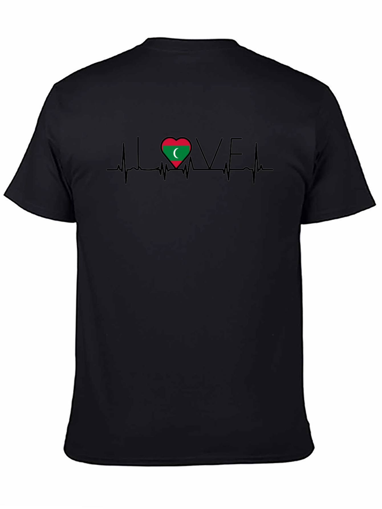 Love Maldives Heartbeat T-Shirt