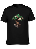 Pixel Bonsai Tee - Retro Gaming Style