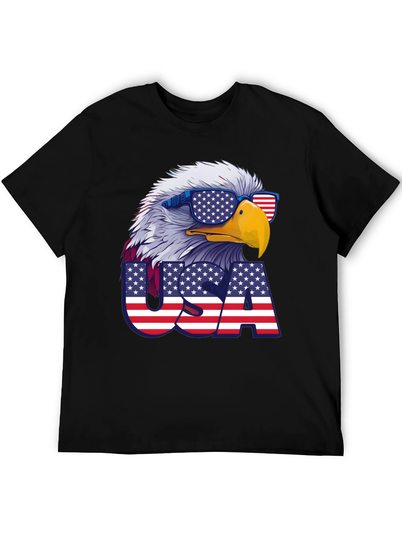 USA Eagle Graphic Tee - Patriotic T-Shirt