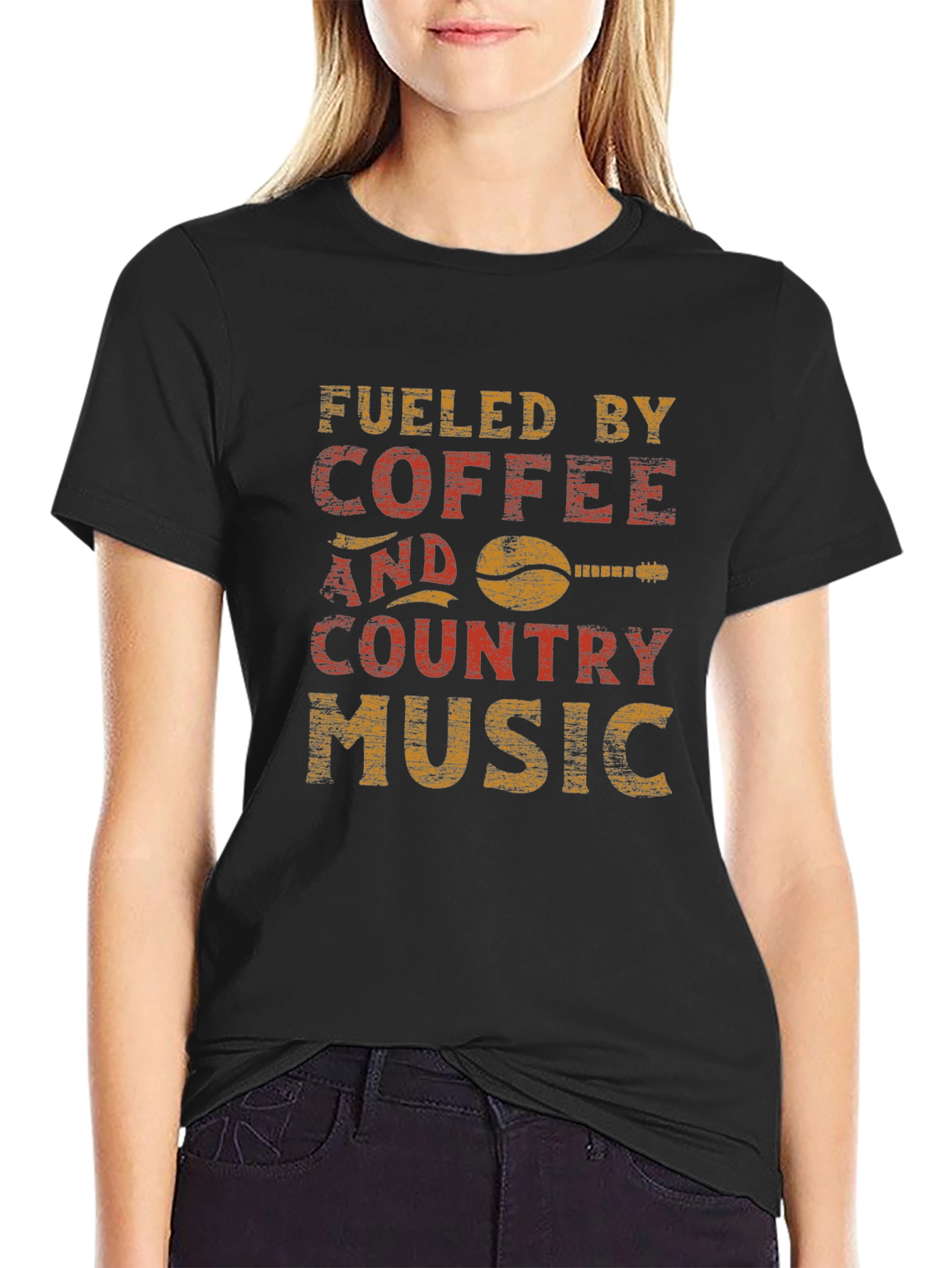Fueled by Coffee and Country Music T-Shirt